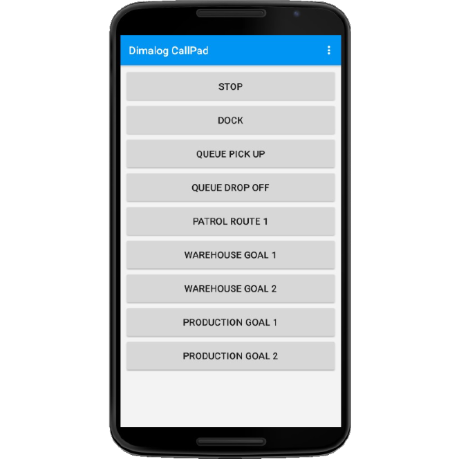 Dimalog CallPad Android App screenshot
