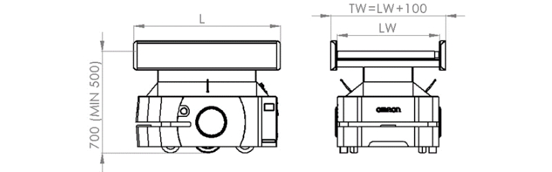 Roller Conveyor Top Module LD-250-RC-LW | Dimalog