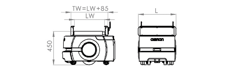 Roller Conveyor Top Module LD-60/90-RC-CW | Dimalog
