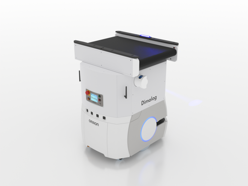 Picture of Omron LD-90 Mobile Robot with Dimalog Belt Conveyor Top Module LD-60_90-BC-CW-3